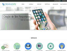 Tablet Screenshot of creativesite.com.br
